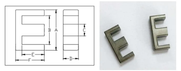 High Quality Nanocrystalline Alloy E Type Iron Core High Quality Nanocrystalline Alloy E Type Iron Core